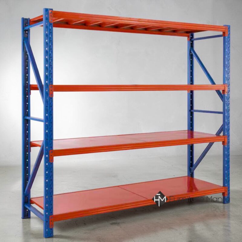 CargoCore 4-Level Heavy-Duty Metal Storage Rack 2000mm