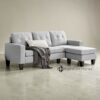 Cloudline Reversible Corner Sofa Set with Ottoman