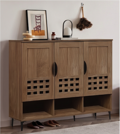 55106 Shoe Cab Pine Oak