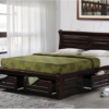 Ally Wooden Bed w Storage - Queen