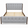 Avery Button-Tufted Bed Frame - Queen