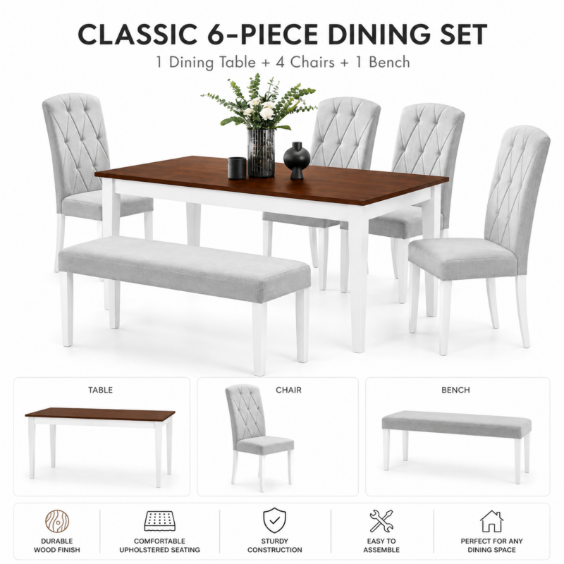 Classic 6-Piece Dining Set