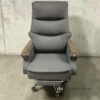 Orion Reclining Executive Office Chair with Footrest – Gray
