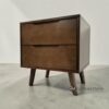 Wren 2-Drawer Nightstand – Wenge