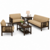 Harper Living Room Sofa Set with Coffee Side Table (1+2+3 Seater)