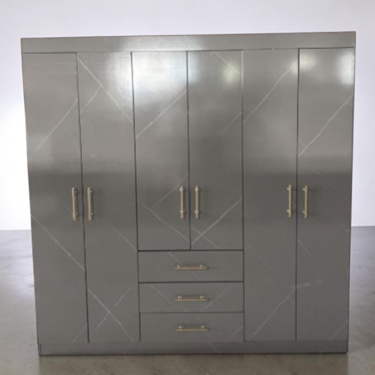 Verona 6-Door Wardrobe with Drawers