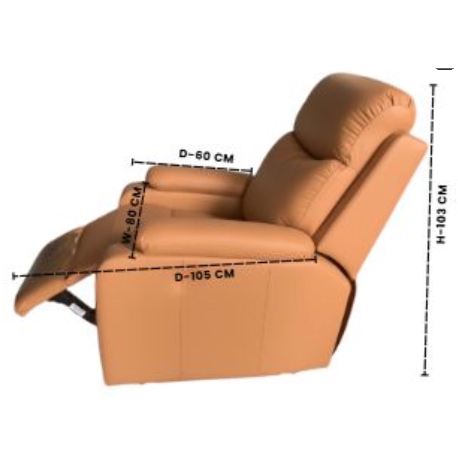 Aurevo ComfortTech Power Recliner Chair with USB Charging - Image 3