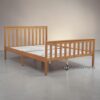 HarborLine Solid Wood Slatted Bed Frame - Natural Wood