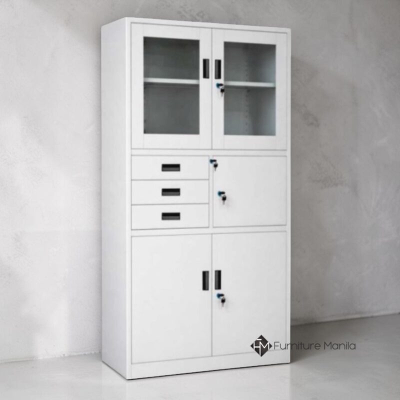 SecureVault Multi-Function Steel Storage Cabinet w/ Safety Box