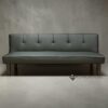 SleekFold PU Leather Convertible Sofa Bed