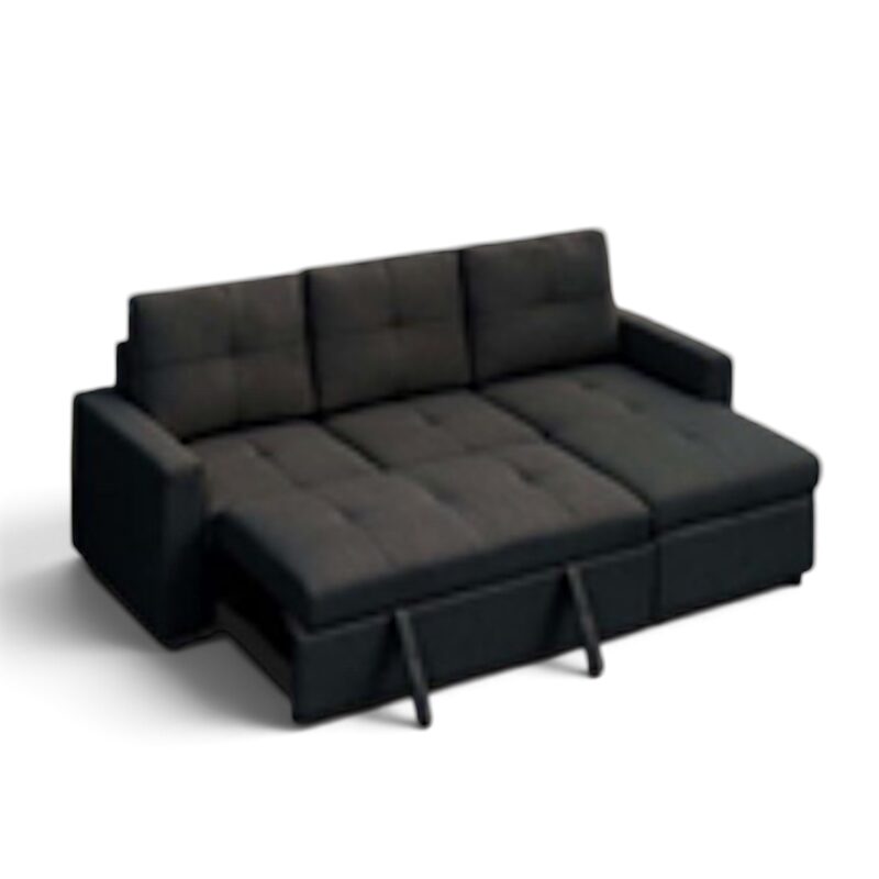 Alternative view of Davenport L-Shaped Sofa Bed with Storage Chaise