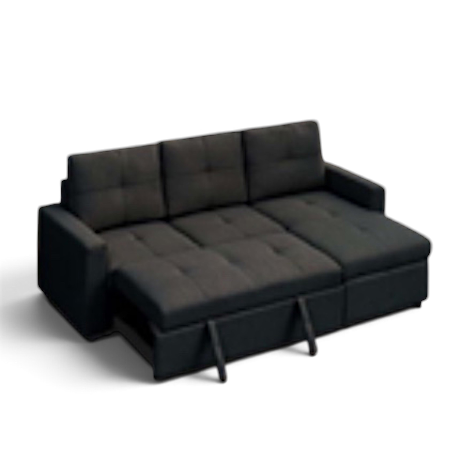 Davenport L-Shaped Sofa Bed with Storage Chaise - Image 2