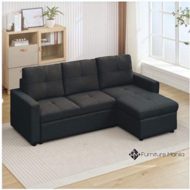 Davenport L-Shaped Sofa Bed with Storage Chaise