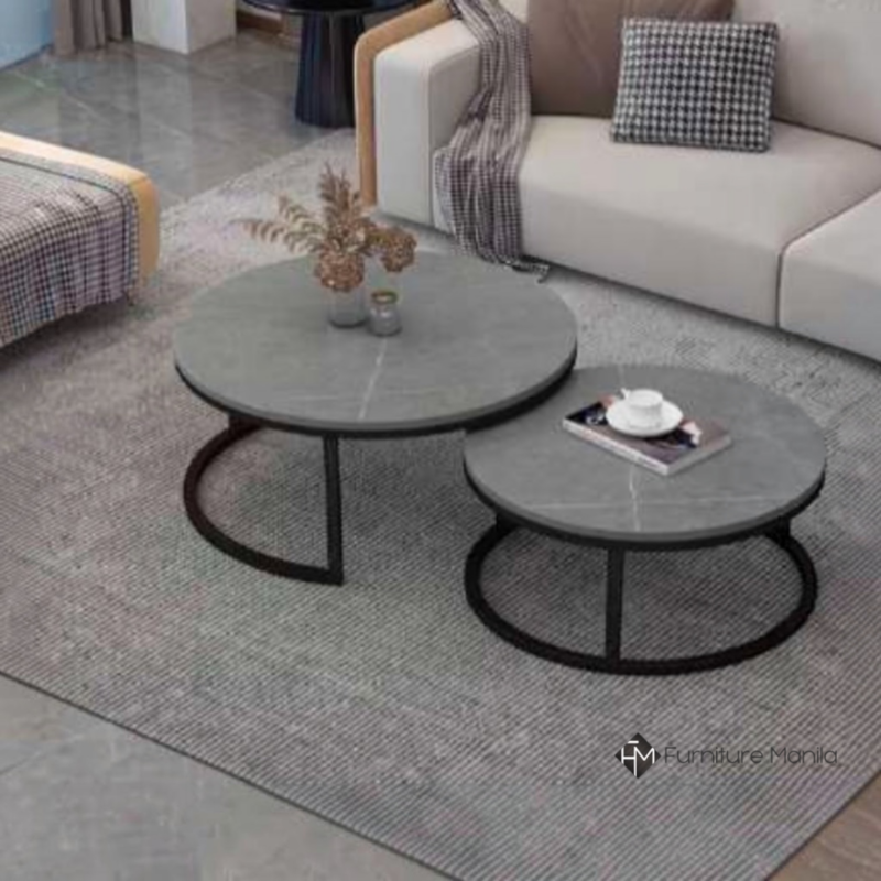 Granvia Nesting Stone Coffee Table Set