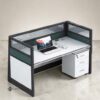 GuildWorks Modular Office Cubicle Workstation - 1 Seater