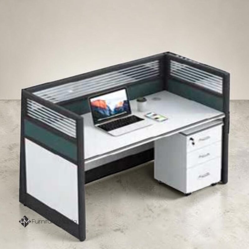 GuildWorks Modular Office Cubicle Workstation - 1 Seater