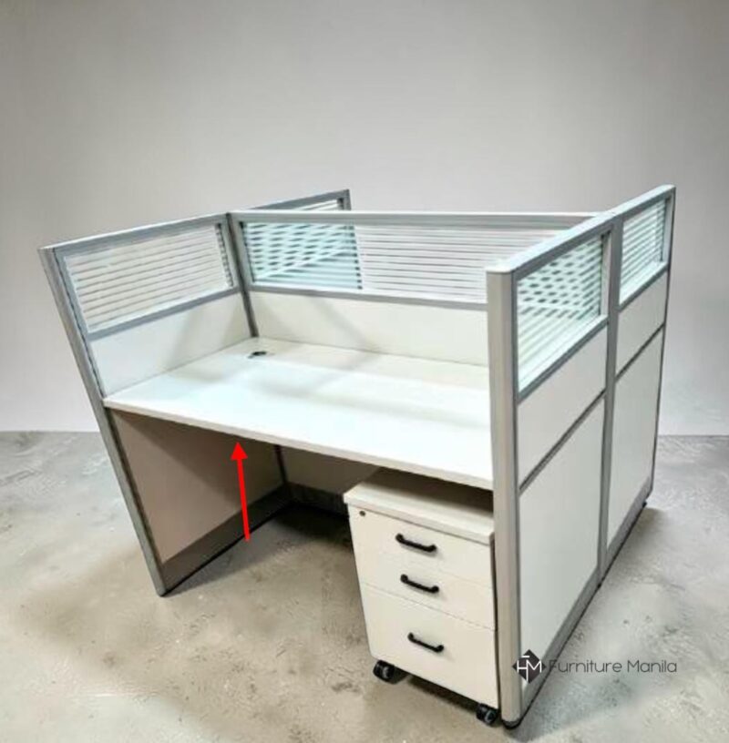 Alternative view of GuildWorks Modular Office Cubicle Workstation - 4-Seater
