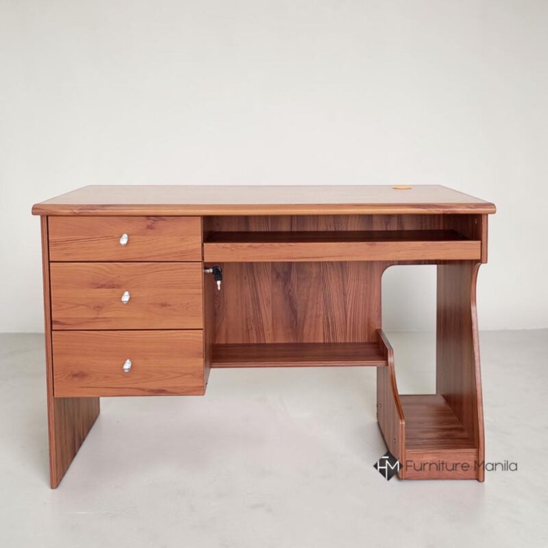 Kingswell Office Computer Desk with Storage - Beech