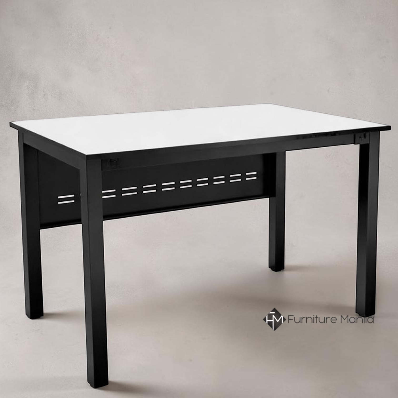 Oakmere Office Table with Metal Frame