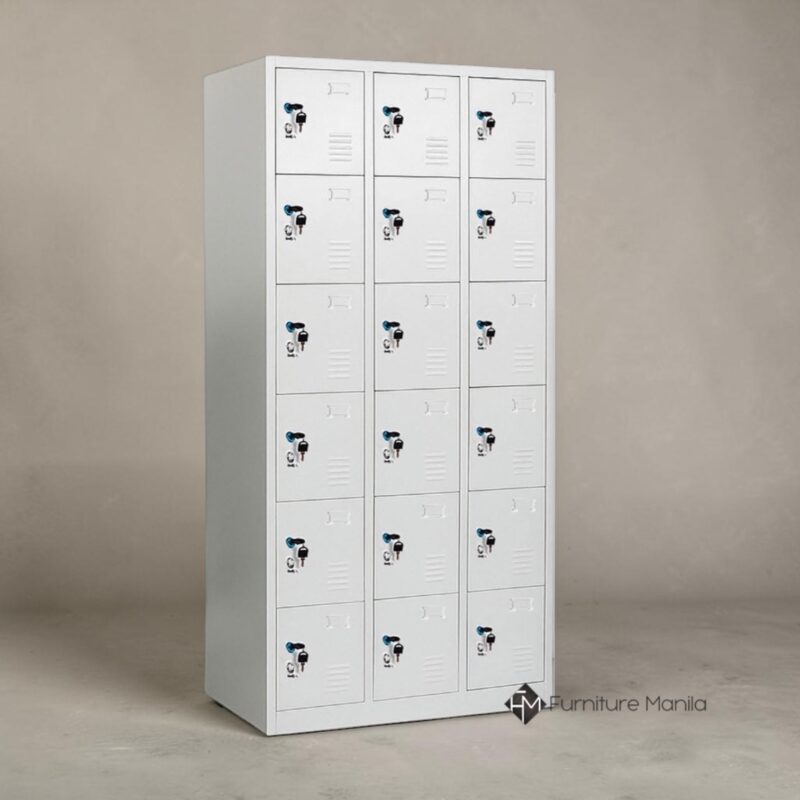 Sentinel Eighteen Door Steel Locker Cabinet - 18 Door
