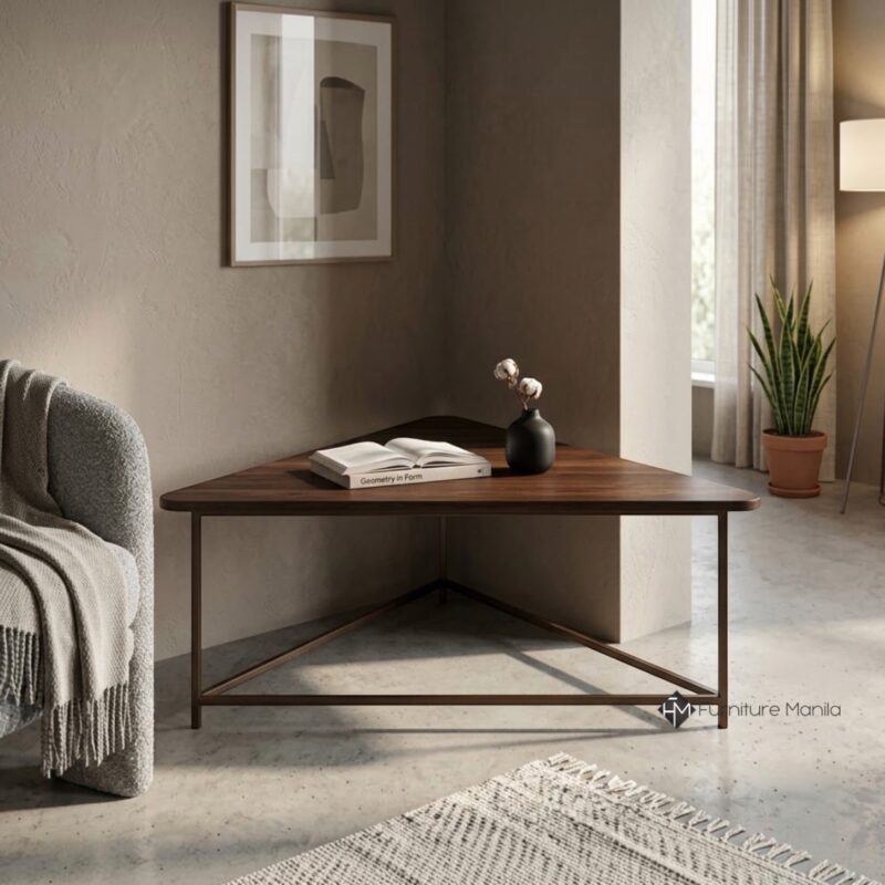 Faverne Corner Coffee Table – Terra Brown
