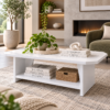 Fendrel Modern Coffee Table with Open Shelf