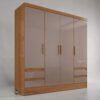 Harlington 4-Door Wardrobe with 4 Drawers