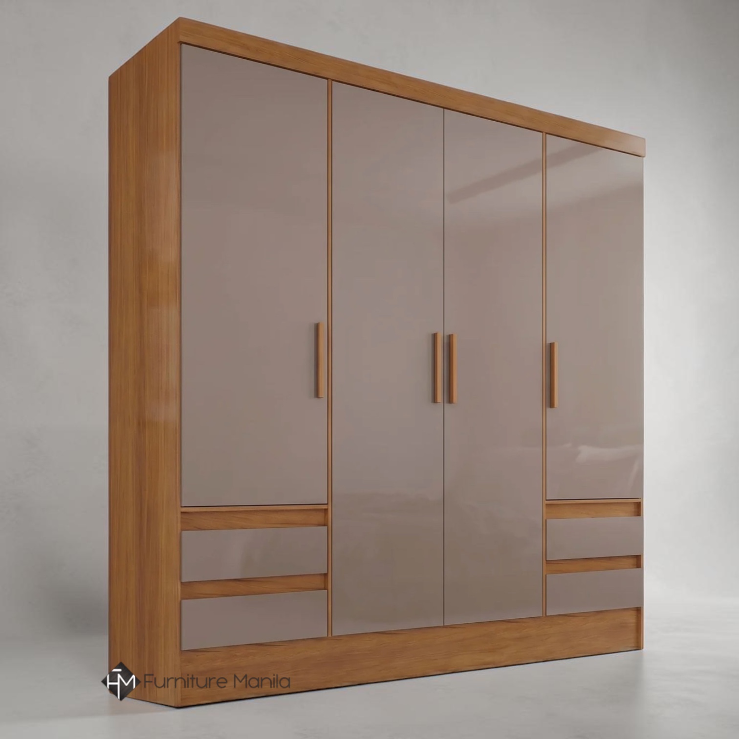 Harlington 4-Door Wardrobe with 4 Drawers