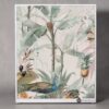 Havana Botanical 4-Door Steel Wardrobe with Safety Box
