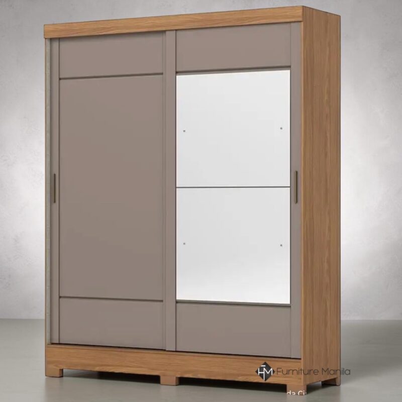 Havenridge Sliding Door Wardrobe with Mirror