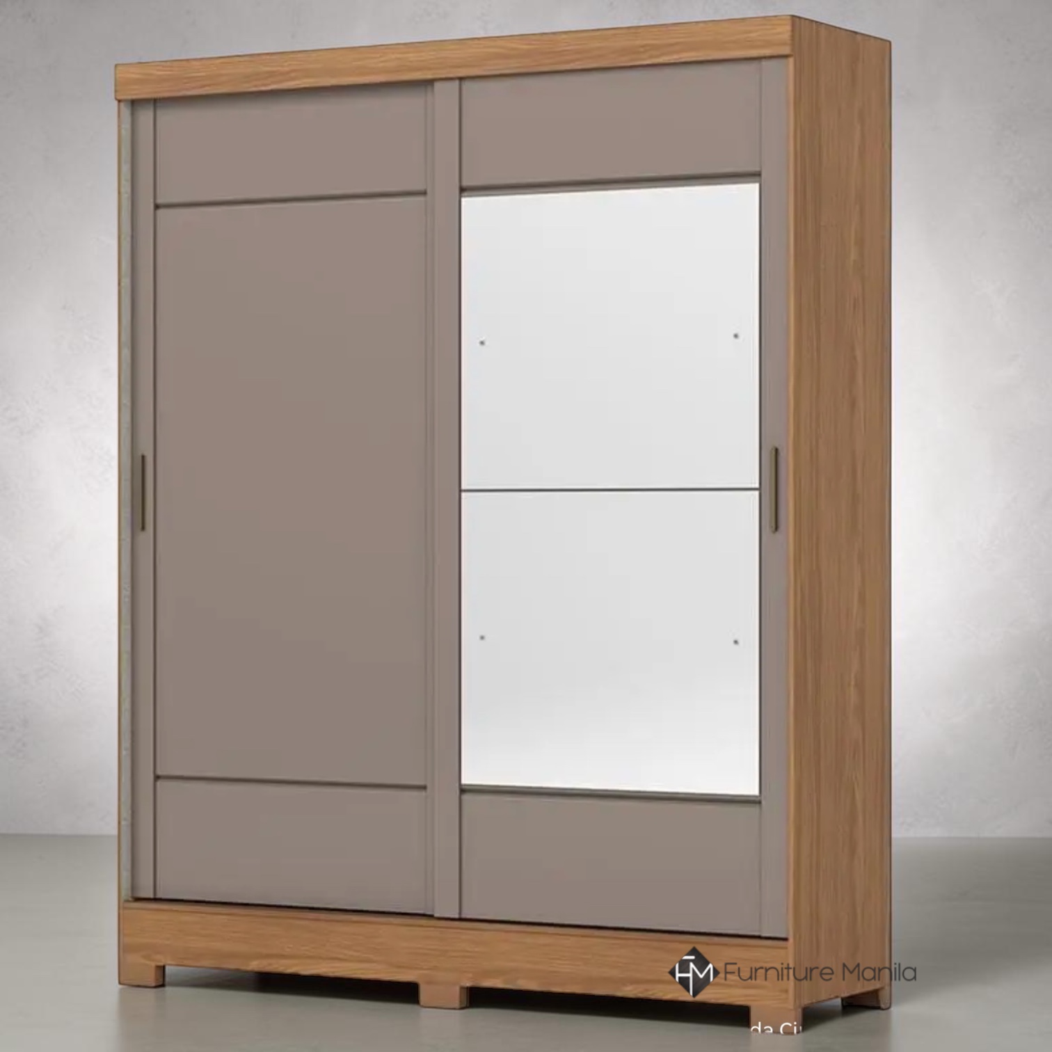 Havenridge Sliding Door Wardrobe with Mirror