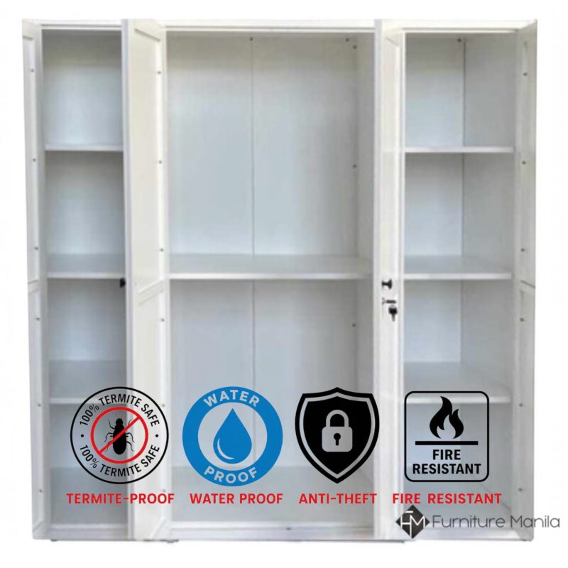 Alternative view of Haverford 4-Door Steel Wardrobe