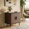 Hensley Fluted Storage Side Table