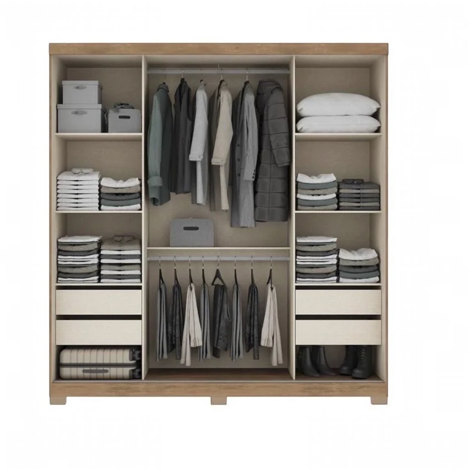 Huxley Grand Sliding Door Wardrobe with Mirror - Image 4