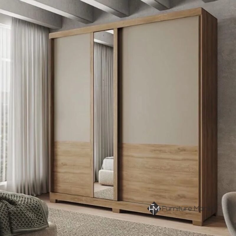 Huxley Grand Sliding Door Wardrobe with Mirror