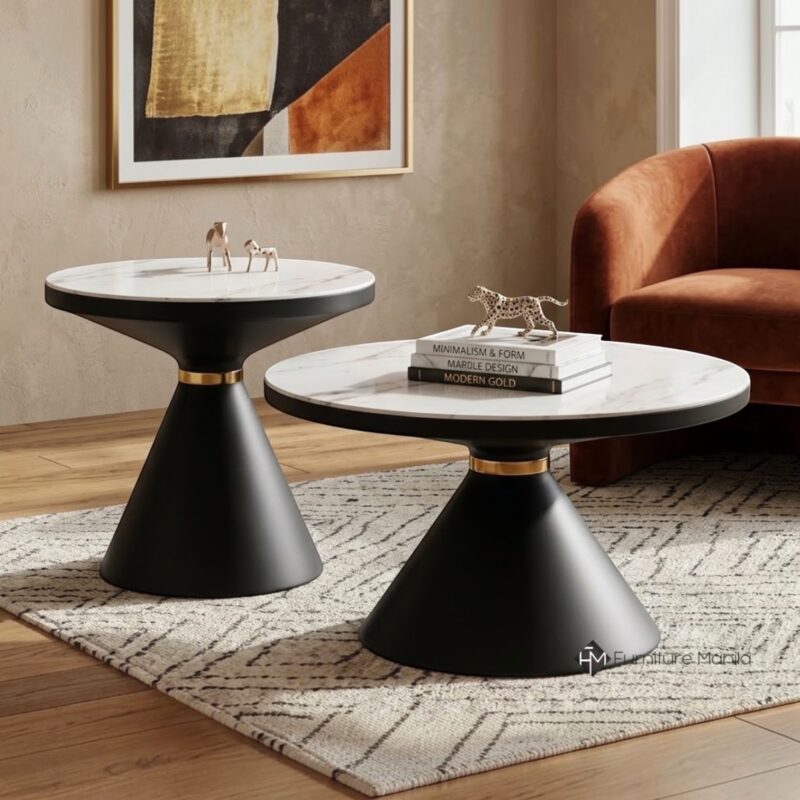 Jaselle Sculptural Nesting Coffee Table Set