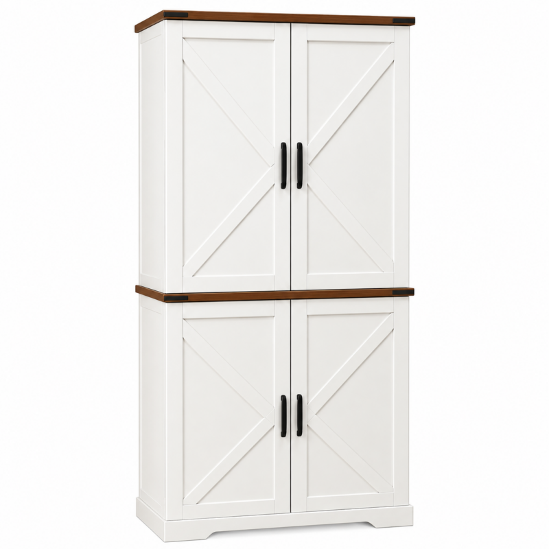 Marivelle Pantry Storage Cabinet with Drawer
