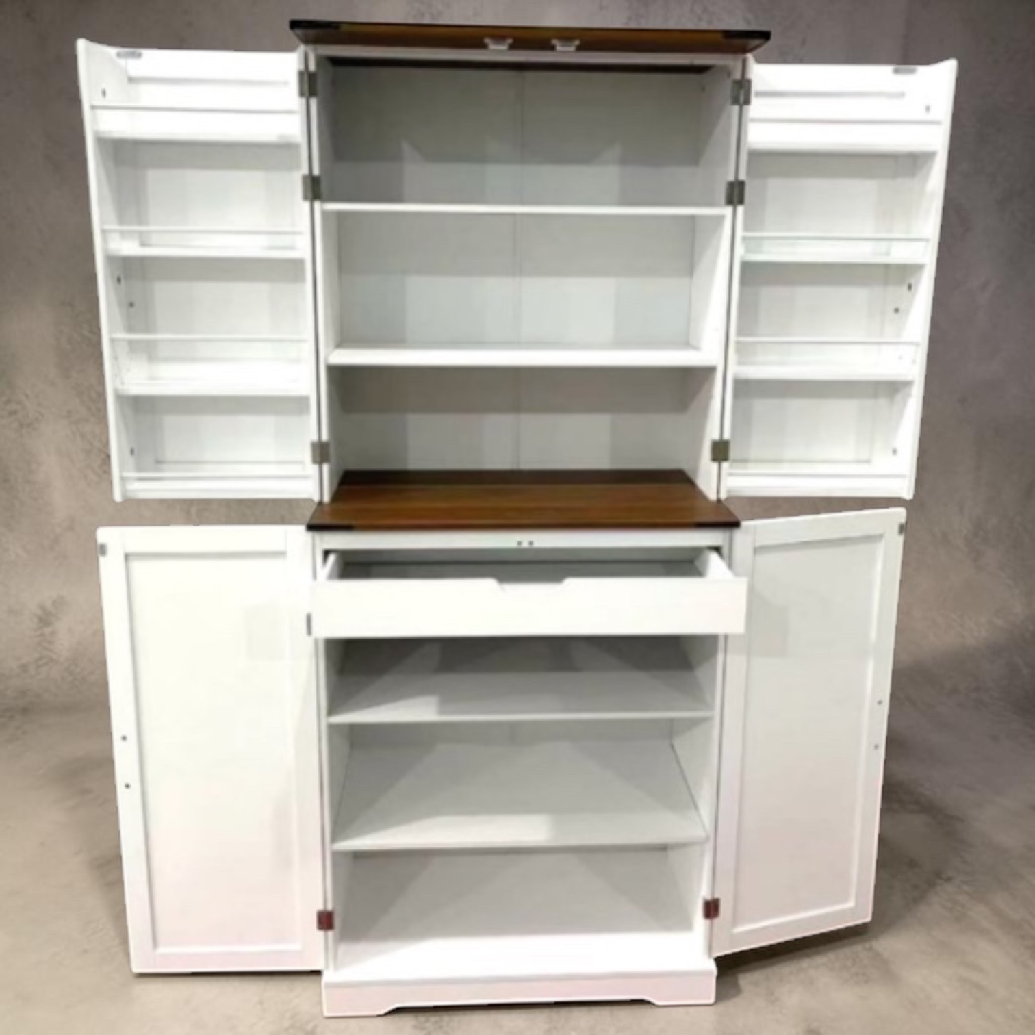 Marivelle Pantry Storage Cabinet with Drawer - Image 3